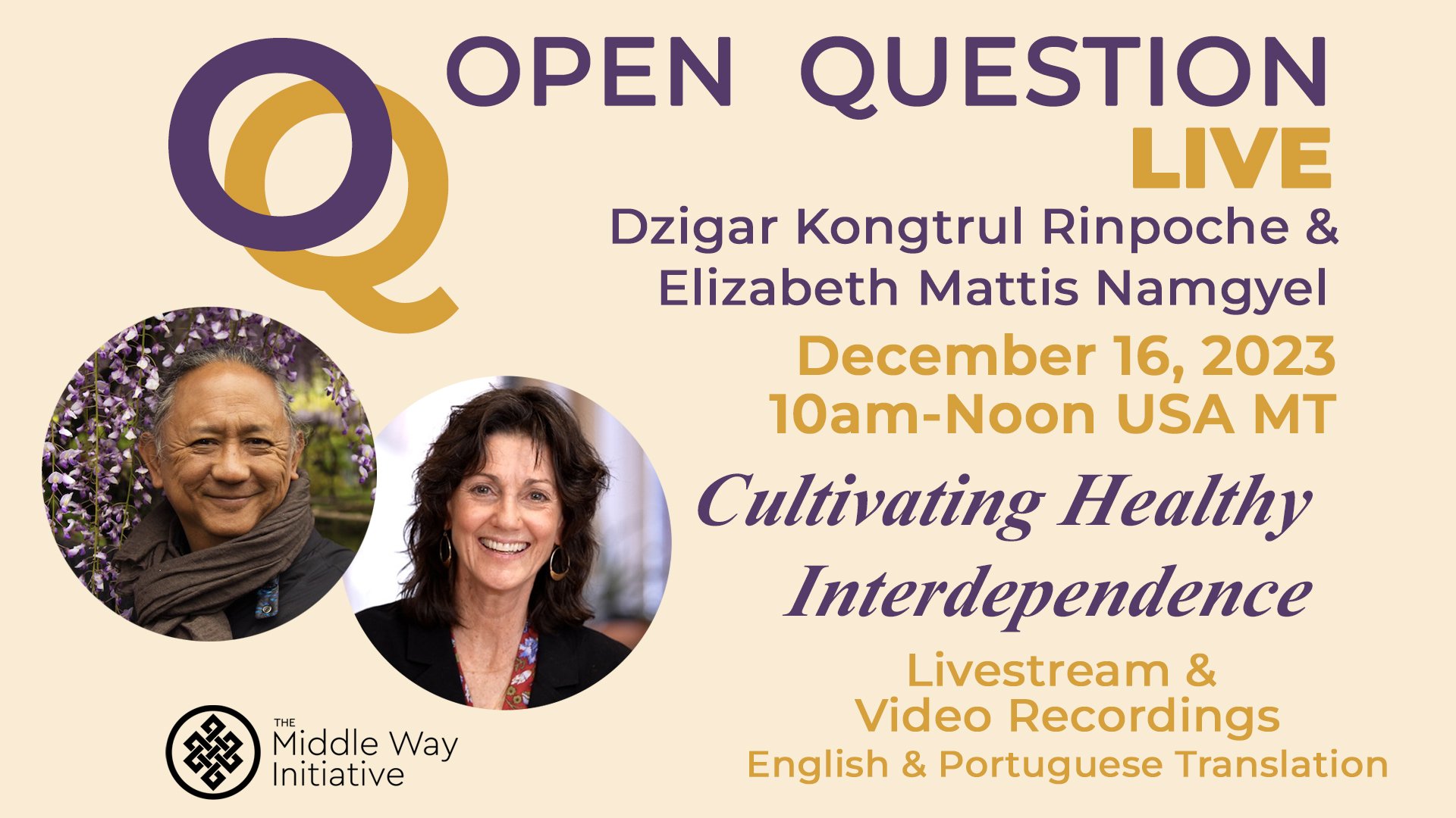 OQ Live Conversation: Cultivating Healthy Interdependence with